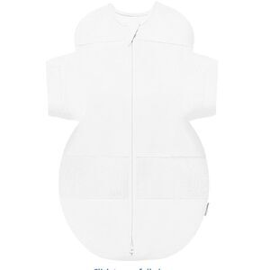 Happiest Baby SNOO bassinet Sleep Sack white Baby Swaddle Blanket size medium